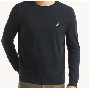 Nautica Men's XL, Anchor Navy, White Logo, Pull Over, Crewneck, Long Sleeve